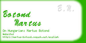 botond martus business card